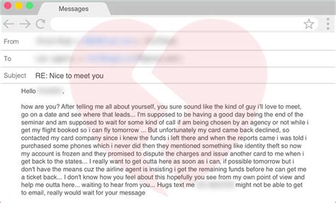 scammers dating love letters